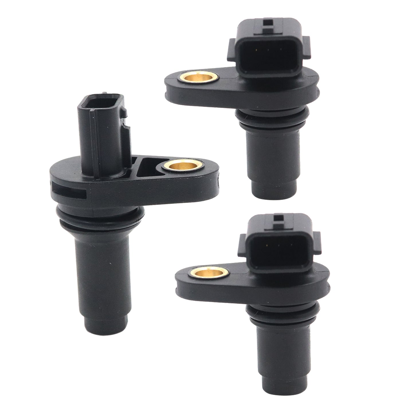 For Nissan Rogue 17-19 L4 2.0L 2x Camshaft & 1x Crankshaft Position Sensor