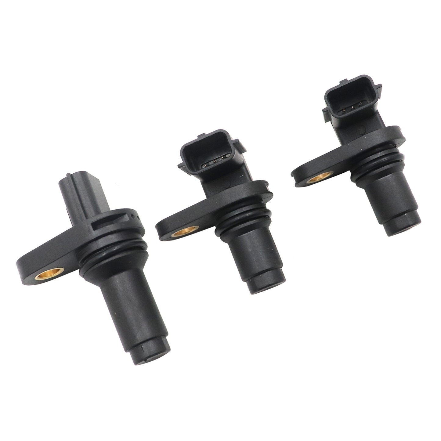 For Nissan Rogue 17-19 L4 2.0L 2x Camshaft & 1x Crankshaft Position Sensor