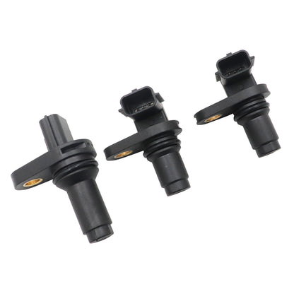 For Nissan Rogue 17-19 L4 2.0L 2x Camshaft & 1x Crankshaft Position Sensor
