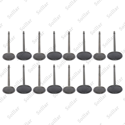 8pcs Intake+8pcs Exhaust Valves Fit 00-14 Ford Mercury Lincoln 4.6 5.4L 16V