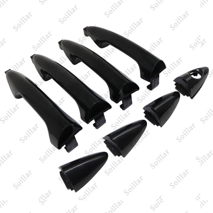 4X Exterior Door Handle Front Rear Left Right For Hyundai Accent 2012-2017