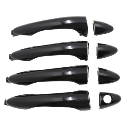 Front Rear Left Right Set of 4 For Kia Exterior Outside Door Handle Primed Black