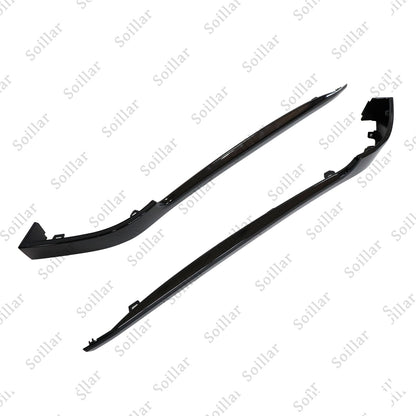 2PC Black Rear Door Side Body Molding Trim Strip For Range Rover L405 2013-2022