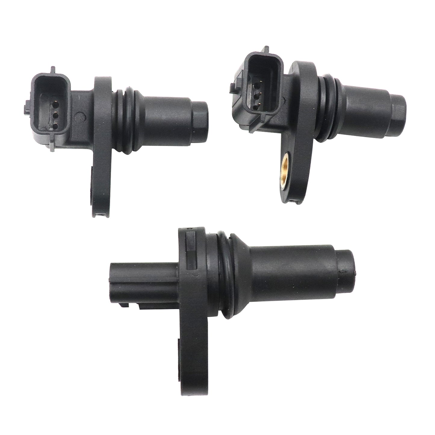 For Nissan Rogue 17-19 L4 2.0L 2x Camshaft & 1x Crankshaft Position Sensor