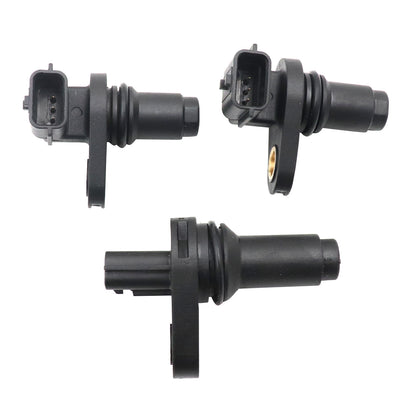 For Nissan Rogue 17-19 L4 2.0L 2x Camshaft & 1x Crankshaft Position Sensor