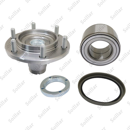 2PCS Front Wheel Hub Bearing Kit w/ Seal Fit 4Runner Sequoia Tundra Tacoma 2WD