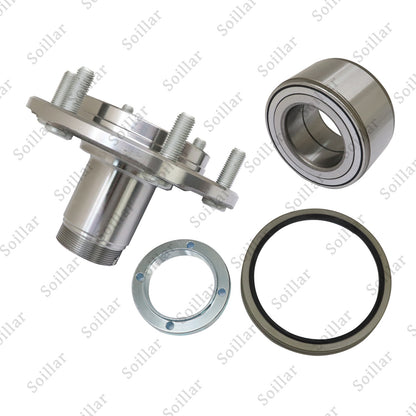 2PCS Front Wheel Hub Bearing Kit w/ Seal Fit 4Runner Sequoia Tundra Tacoma 2WD