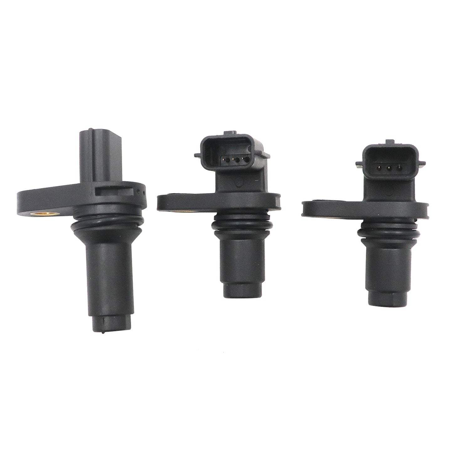 For Nissan Rogue 17-19 L4 2.0L 2x Camshaft & 1x Crankshaft Position Sensor