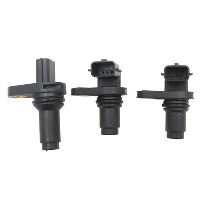 For Nissan Rogue 17-19 L4 2.0L 2x Camshaft & 1x Crankshaft Position Sensor