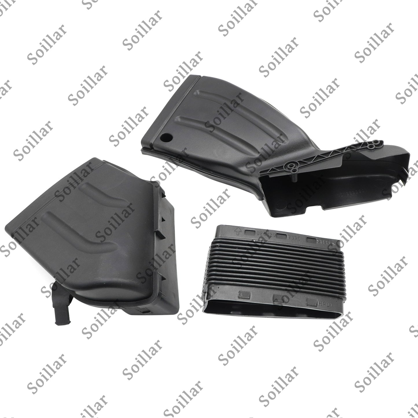 3x Air Filter Intake Manifold Duct Boot Bellows New For AUDI A4 RS4 S4 B6 B7