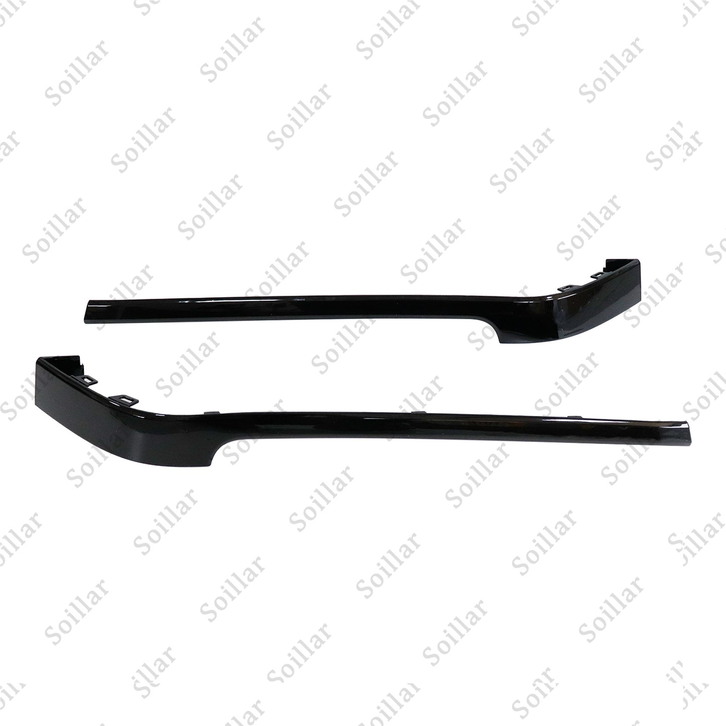2PC Black Rear Door Side Body Molding Trim Strip For Range Rover L405 2013-2022