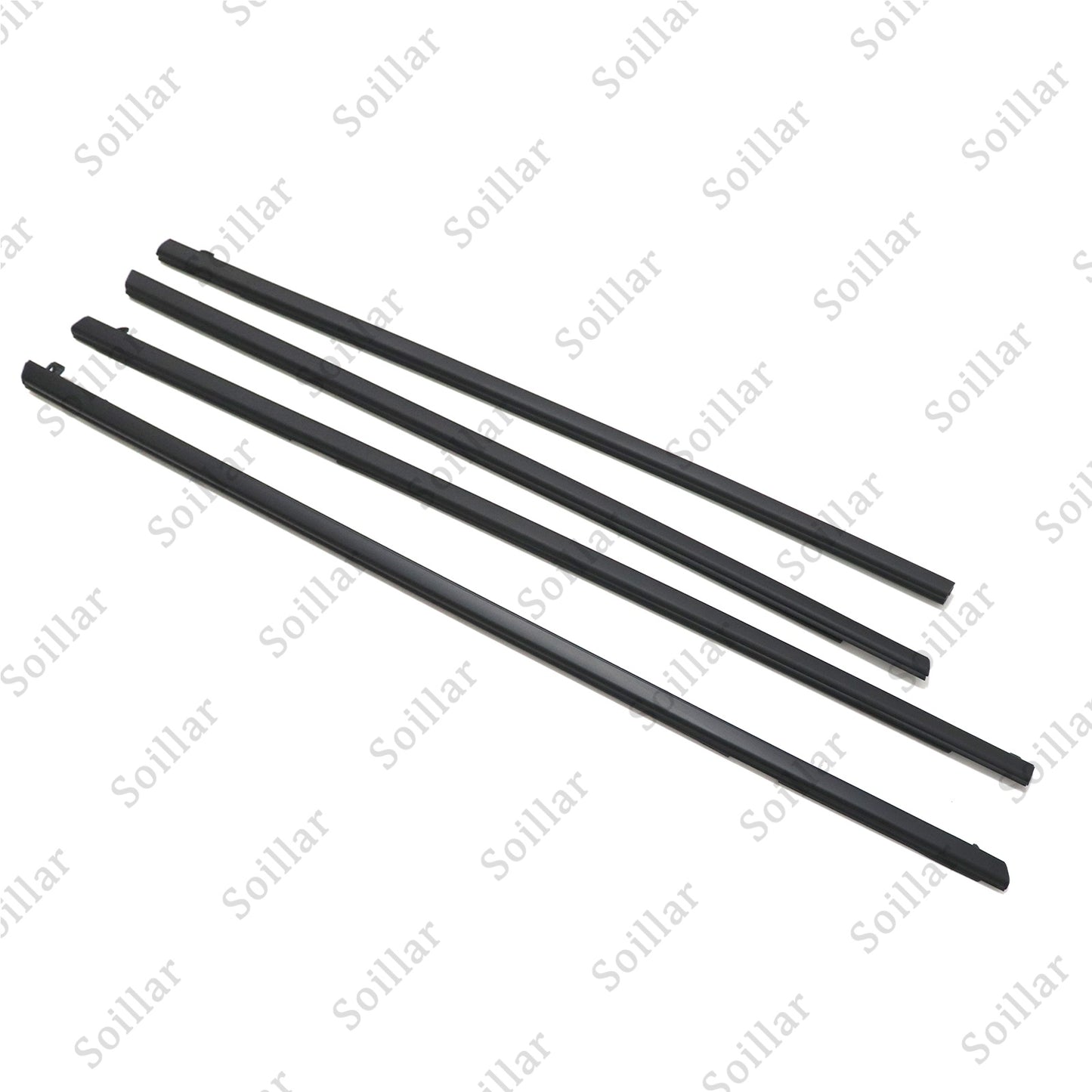 4pcs For 08-09 Pontiac G8 GT Lower Door Window Reveal Molding Weatherstrip Set