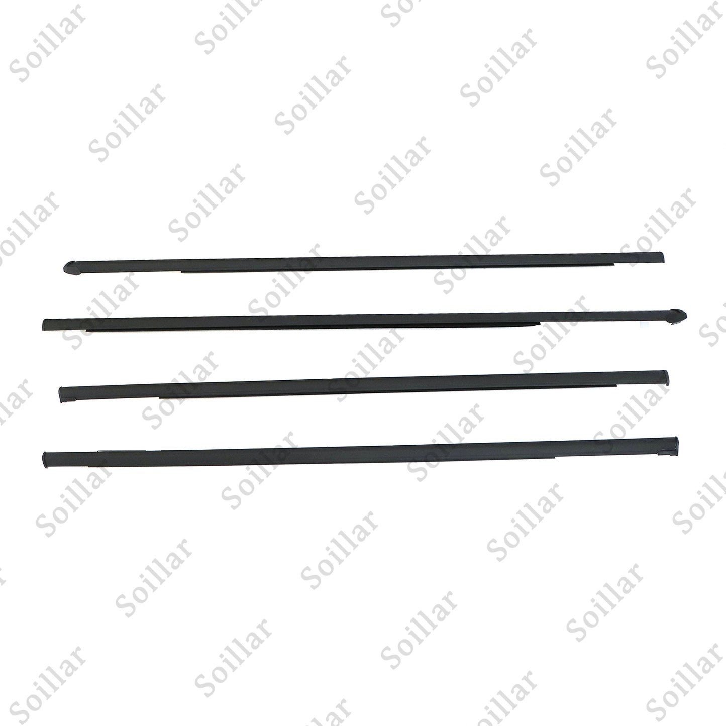 Outer Weatherstrip Door Belt Rubber Set Fits Honda Civic 4D Sedan 1992-1995