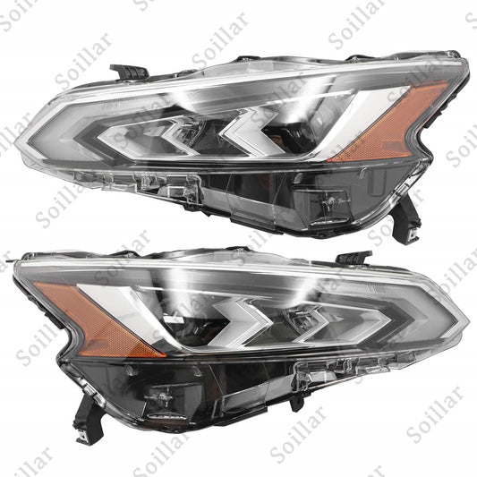 New Pair For Nissan Altima 2019 2020 2021 2022 Headlight Assembly L + R Full LED