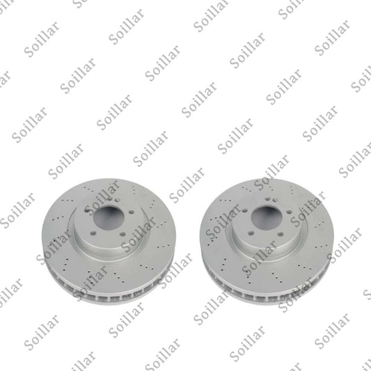2Pcs Rear Brake Discs Rotors 4634230000 for Mercedes Benz G63 463 19 - 23