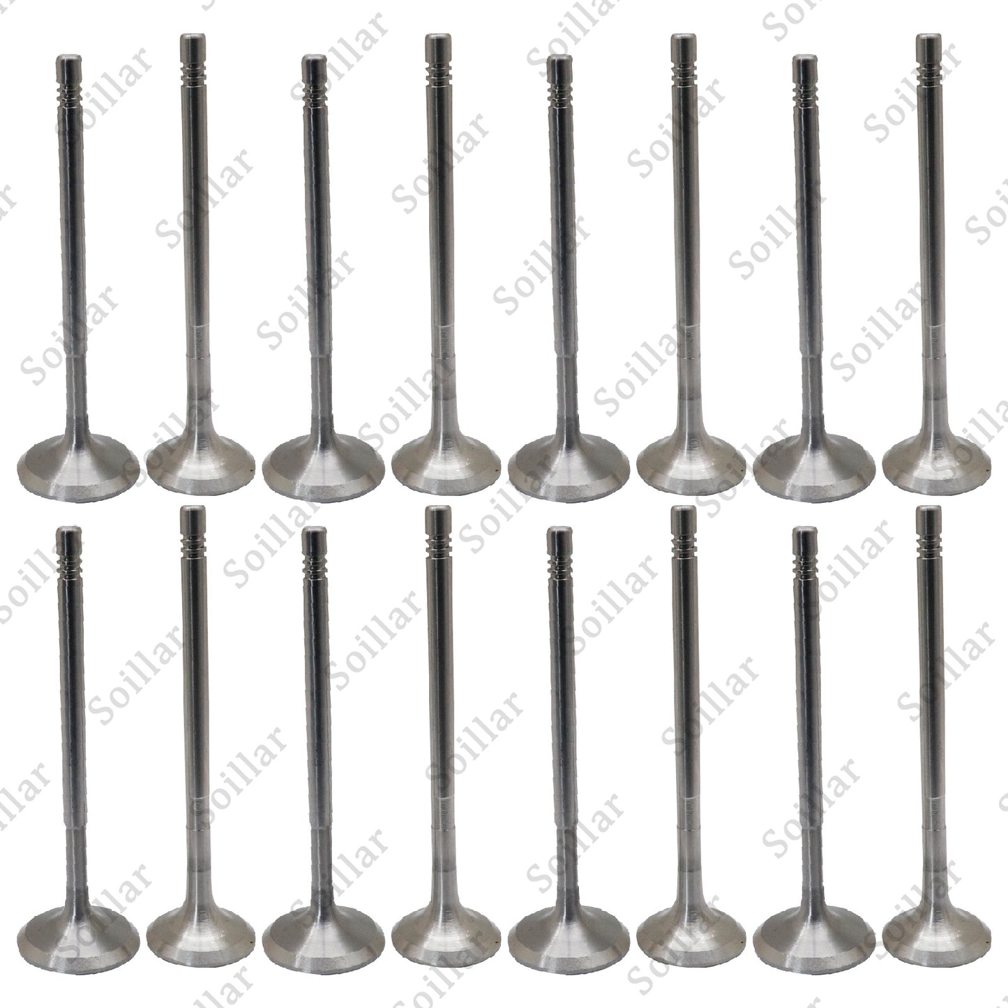 8x Intake Valves + 8x Exhaust Valves For Mercedes M271 W204 W212 C200 C250 E200
