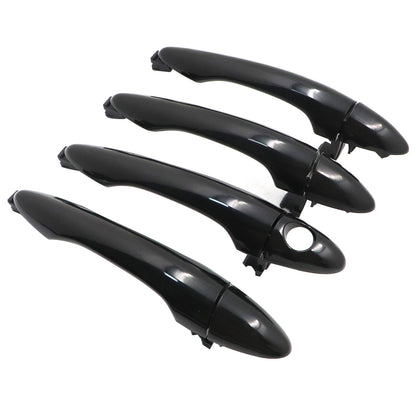Front Rear Left Right Set of 4 For Kia Exterior Outside Door Handle Primed Black