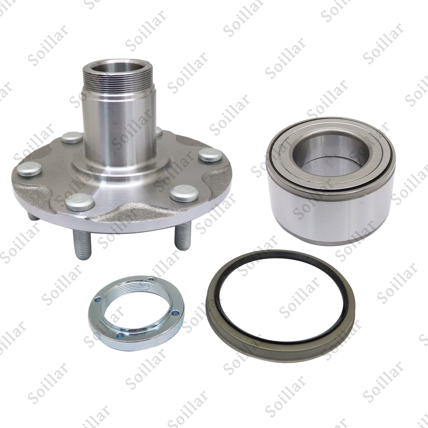 2PCS Front Wheel Hub Bearing Kit w/ Seal Fit 4Runner Sequoia Tundra Tacoma 2WD