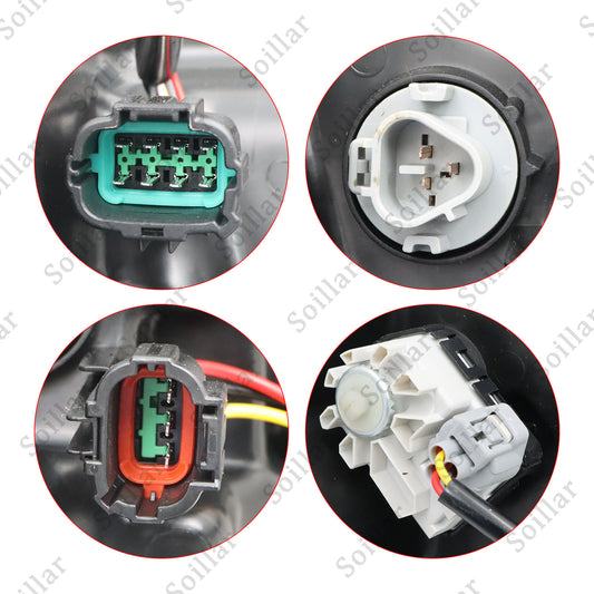 Headlight LED Passenger Side Headlamp Assembly For 2014 2015 2016 Nissan Rogue
