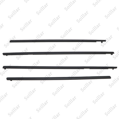 4pcs For 08-09 Pontiac G8 GT Lower Door Window Reveal Molding Weatherstrip Set