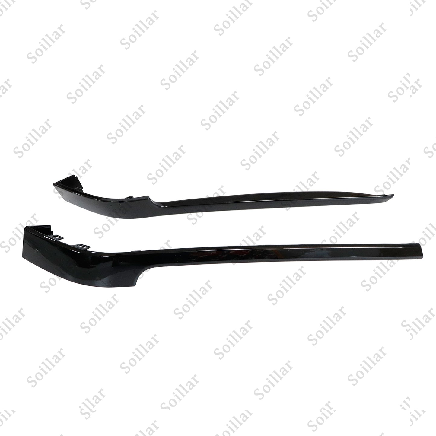 2PC Black Rear Door Side Body Molding Trim Strip For Range Rover L405 2013-2022