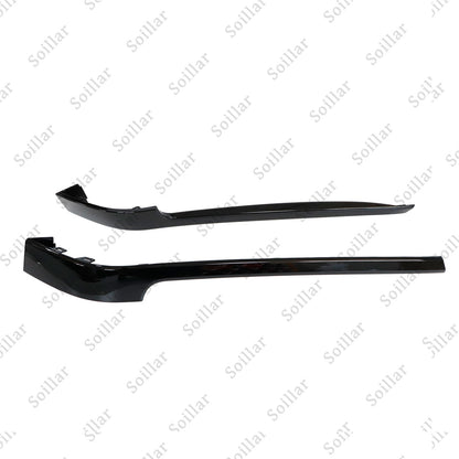 2PC Black Rear Door Side Body Molding Trim Strip For Range Rover L405 2013-2022