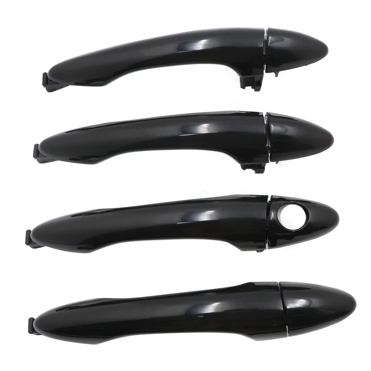 Front Rear Left Right Set of 4 For Kia Exterior Outside Door Handle Primed Black