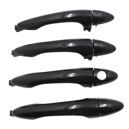 Front Rear Left Right Set of 4 For Kia Exterior Outside Door Handle Primed Black