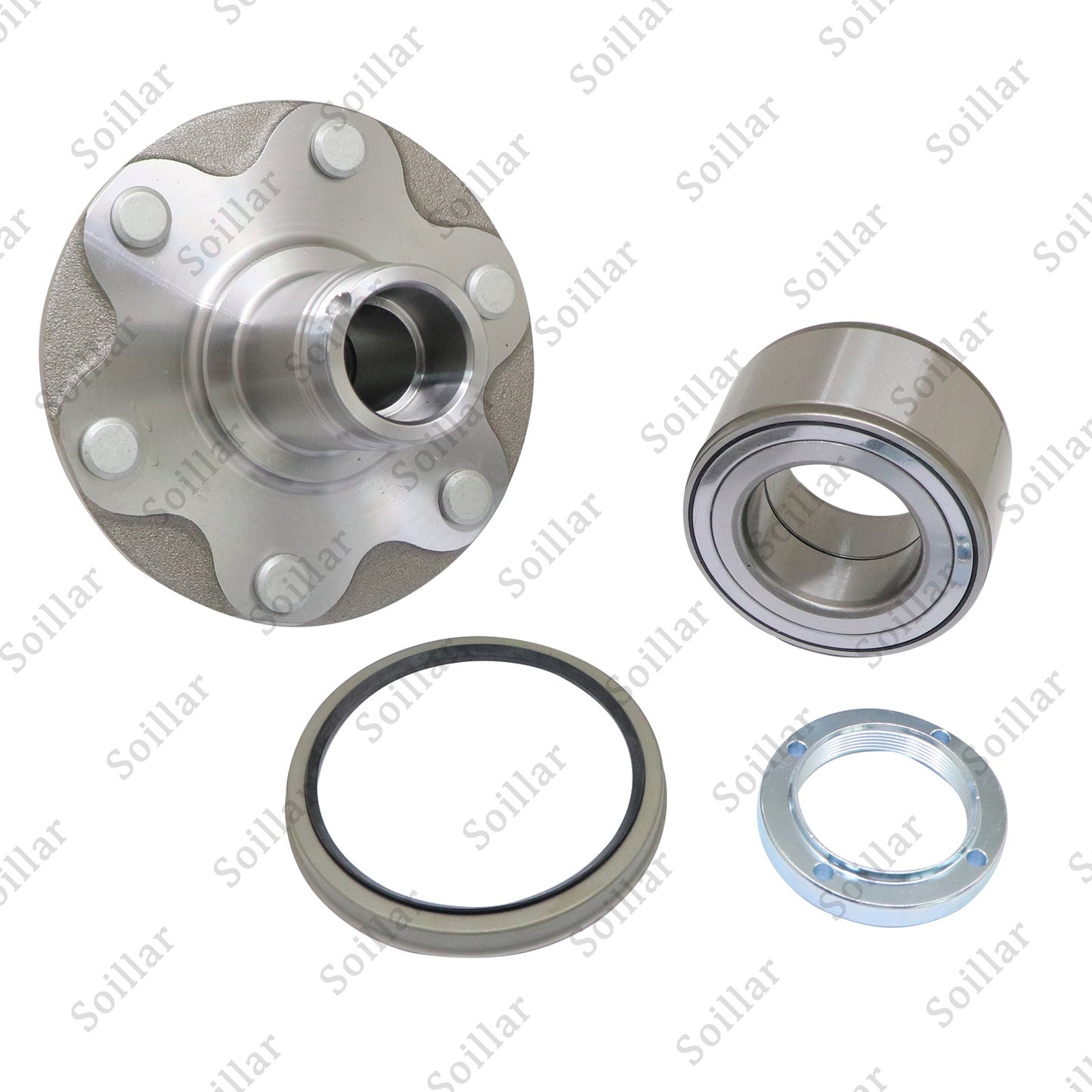2PCS Front Wheel Hub Bearing Kit w/ Seal Fit 4Runner Sequoia Tundra Tacoma 2WD