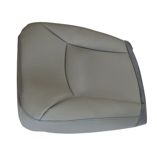 Replacement Driver Side Bottom Leather Seat Cover For Ford E150 E250 E350 Van 2002-2008 Gray