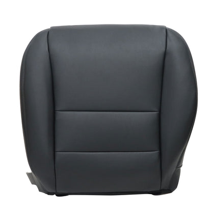 5PCS For 2003-2007 Honda Accord 4-Door Front Driver & Passenger Bottom & Top Leather Seat Cover Black