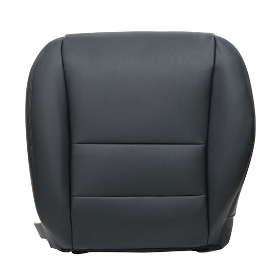 5PCS For 2003-2007 Honda Accord 4-Door Front Driver & Passenger Bottom & Top Leather Seat Cover Black