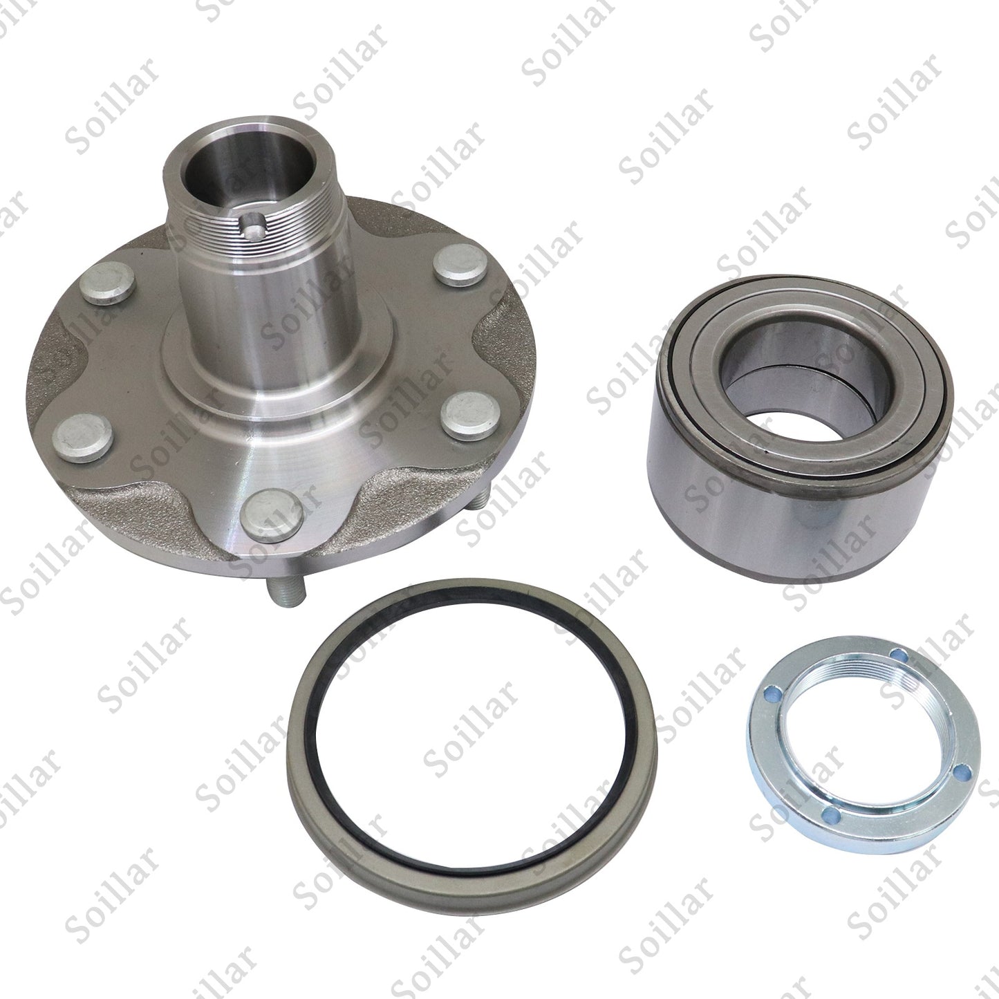 2PCS Front Wheel Hub Bearing Kit w/ Seal Fit 4Runner Sequoia Tundra Tacoma 2WD