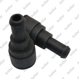 2pcs Heater Core Coolant Hose Connector for Cadillac Chevrolet Tahoe GMC Buick