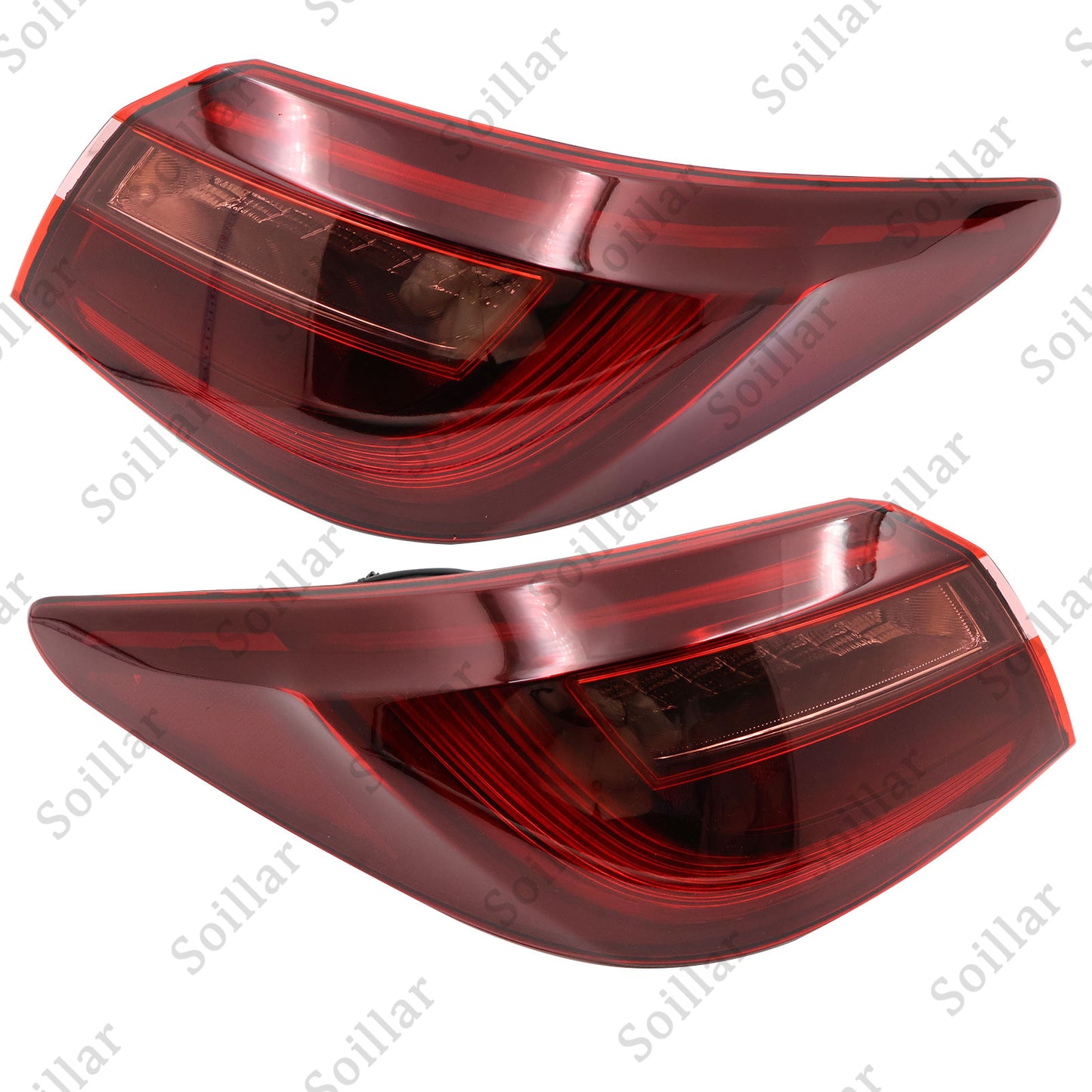 2Pcs L + R Tail Light Rear LED Lamp For 2018 2019 2020 2021 Infiniti Q50 US