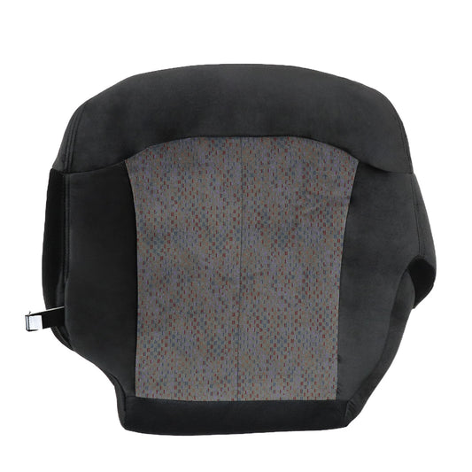 For 1999-2002 Chevy Silverado Driver & Passenger Bottom Cloth Seat Cover Dark Gray