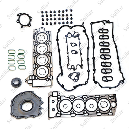 5.0L Engine Rebuild Gasket+Piston(w/rings)+Valve Kit For Jaguar Land Rover AJ133