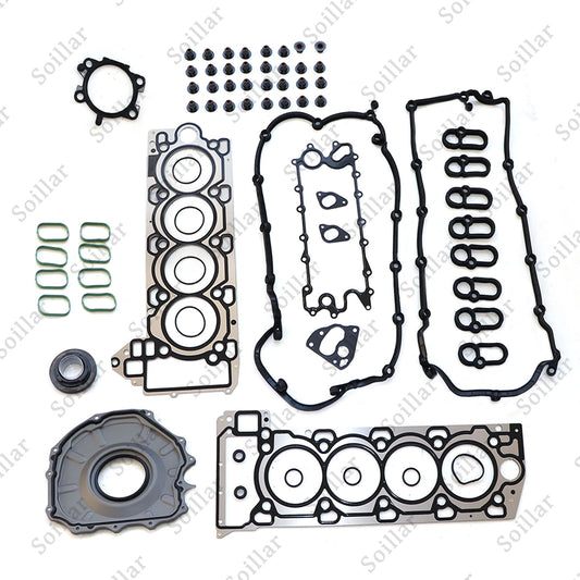 5.0L Engine Rebuild Gasket+Piston(w/rings)+Valve Kit For Jaguar Land Rover AJ133