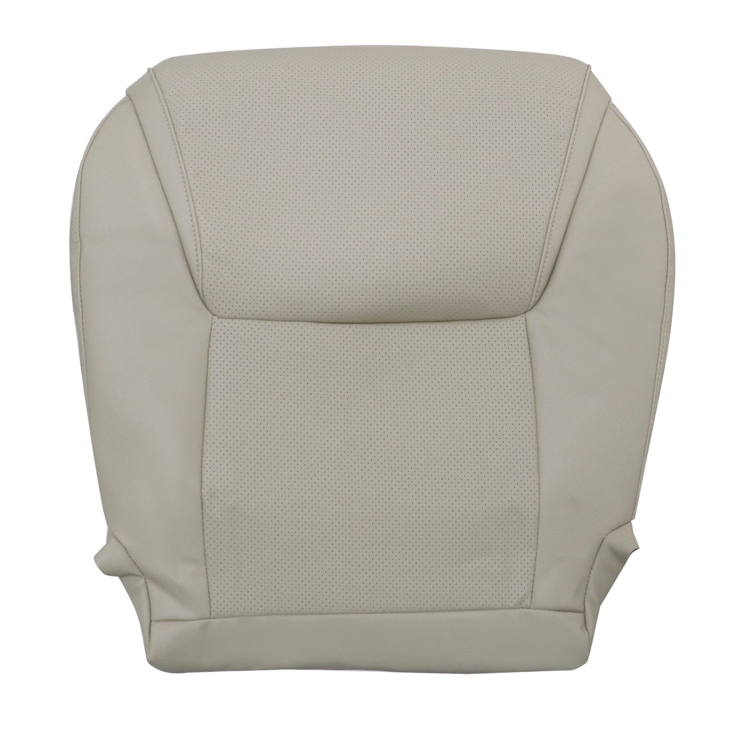 For 2008-2015 Lexus LX570 Front Driver & Passenger Bottom & Top Perforated Leather Seat Cover Tan