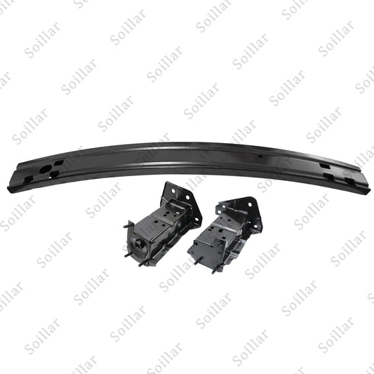Front Black Bumper Reinforcement+Brackets For Nissan Sentra 2013-2019 NI1006241
