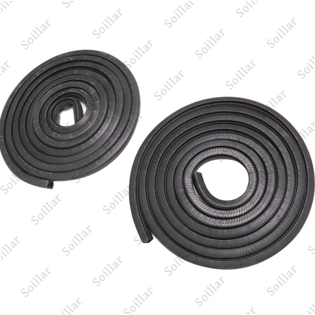 2X Rubber Door Weatherstrip Seals Set Fits Chevy GMC Suburban C/K 1500 2500 3500