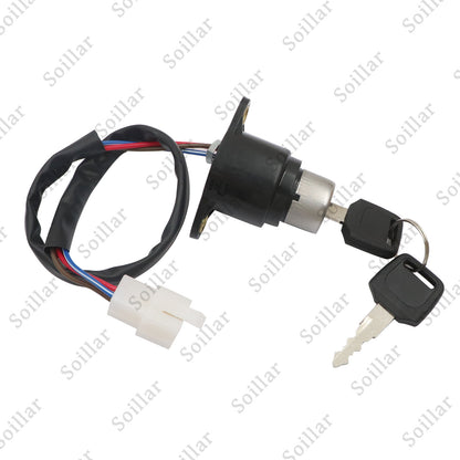 Ignition Key Switch Fit For Honda Shadow Spirit Sabre Aero VT1100 C C2 C3 Black