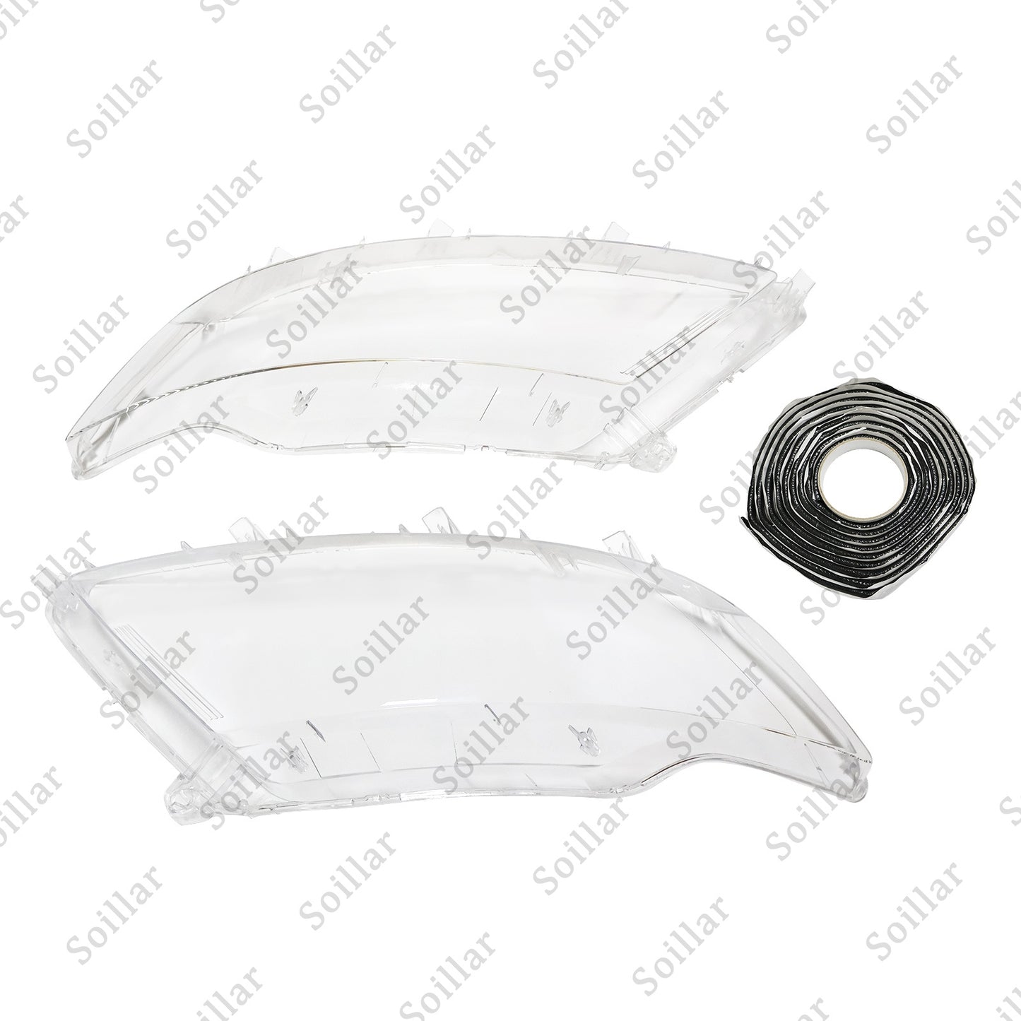 Pair Front Headlight Headlamp Lens Covers Left&Right For Lincoln MKX 2014-2018