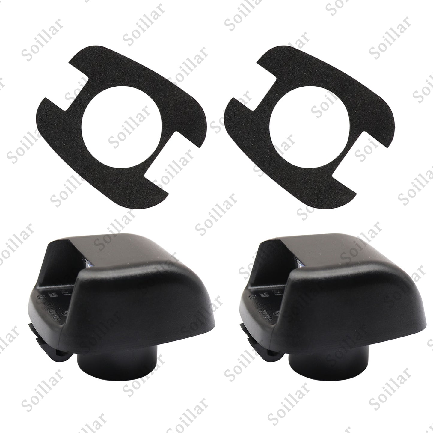 Fit Nissan Frontier 2007-18 19 Rear Bumper Lamp License Plate Light Cover Shell