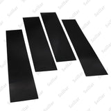 Fits 2004~2014 Ford F-150 F150 Super Cab Crew Piano Black Pillar Post Door Trim