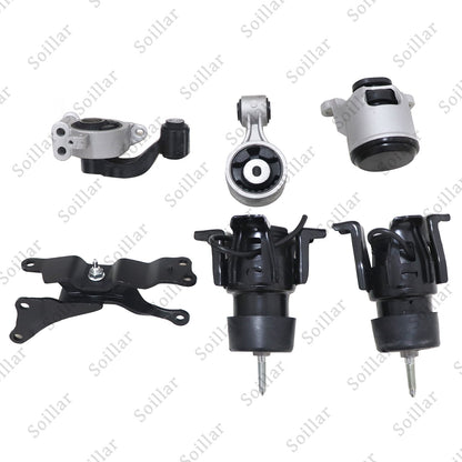 For 2009-2014 Nissan Maxima 3.5L Auto Trans 6Pcs Engine Motor & Trans Mount Set