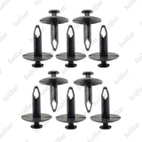 10Pcs Radiator Cover Retainer Clips Rivets fit for Ford F150 Mustang F250