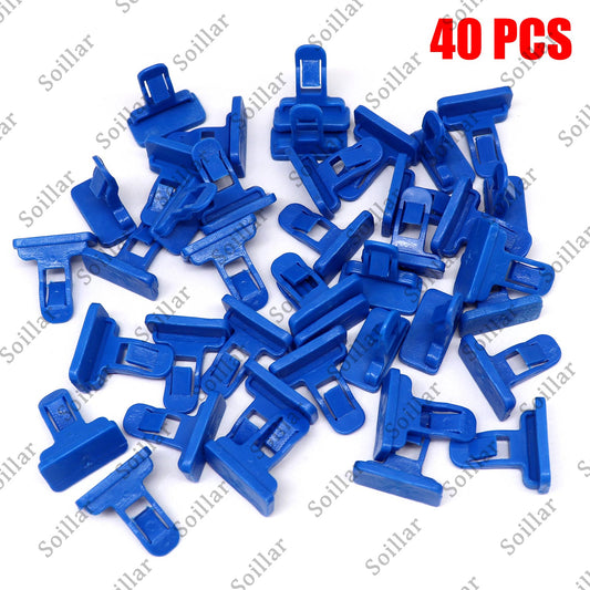 40Pack Bumper Moulding Clips Retainer Fastener For Toyota Replaces 75392-35200 A