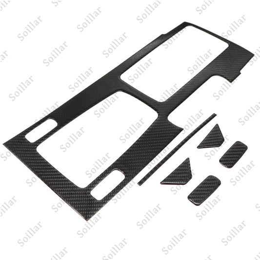 6Pcs For Honda Accord 2013-2017 Carbon Fiber Interior Gear Shift Set Cover Trim