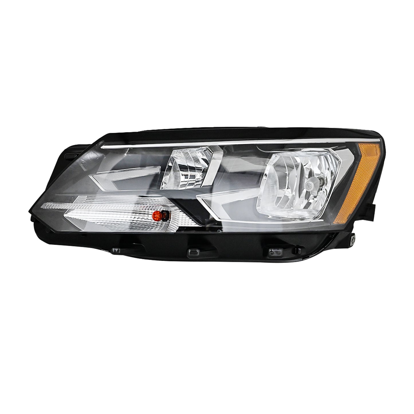 Halogen Headlight Assembly Driver Side LH For 2016-2019 Volkswagen Passat Left